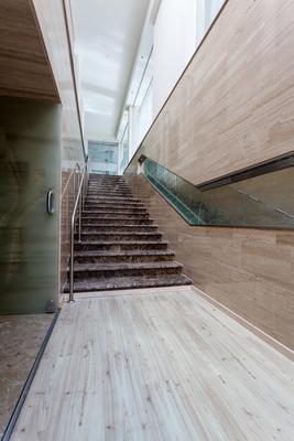 interior of modern marble stairs-stock-foto