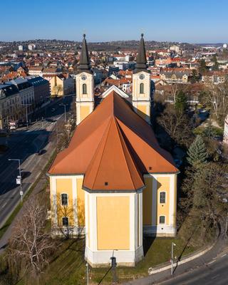 Church in Zalaegerszeg, called Maria Magdolna templom-stock-foto