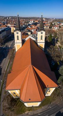 Church in Zalaegerszeg, called Maria Magdolna templom-stock-foto