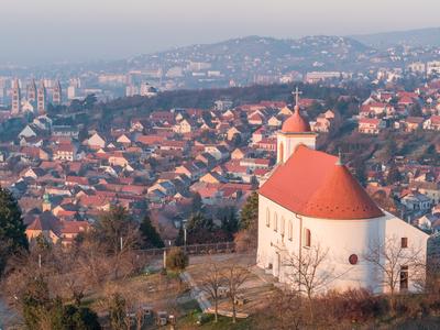 Chapel in Havihegy, Pecs, Hungary-stock-foto