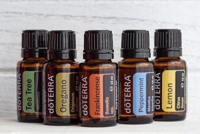 Pecs / Hungray - Aug 05 2020 - Illustrative editorial image of Doterra Essential Oils for everyday use-stock-photo