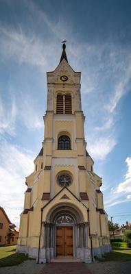 Saint Laszlo catholic church in Zalalovo-stock-foto