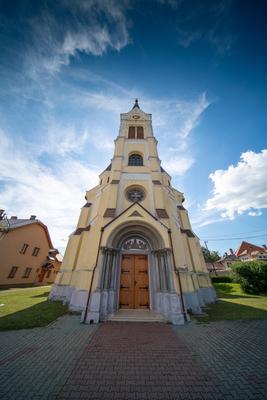 Saint Laszlo catholic church in Zalalovo-stock-foto