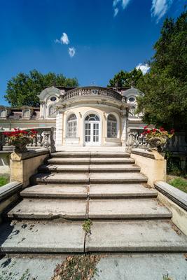 Horthy Castle in Kenderes, Hungary-stock-foto