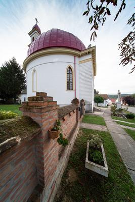 Beautiful view of old Church in Palkonya-stock-foto