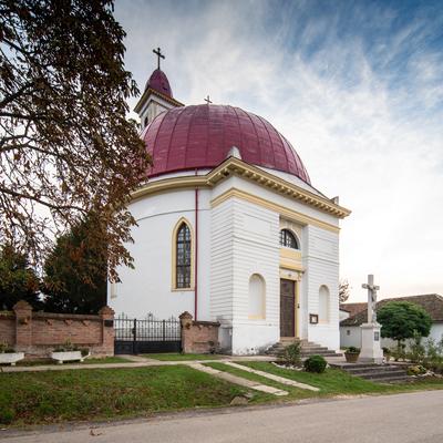 Beautiful view of old Church in Palkonya-stock-foto