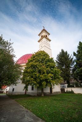 Beautiful view of old Church in Palkonya-stock-foto