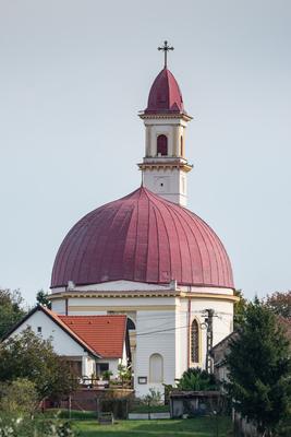 Beautiful view of old Church in Palkonya-stock-foto