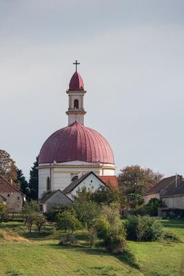 Beautiful view of old Church in Palkonya-stock-foto
