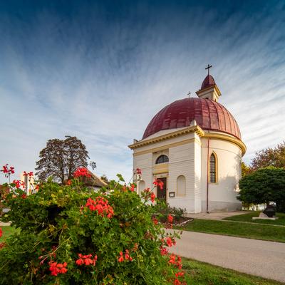 Beautiful view of old Church in Palkonya-stock-foto
