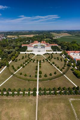 Beautiful Eszterhazy Castle in Fertod, Hungary-stock-photo