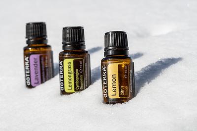 Pecs, Hungray - Jan 25 2021 - Illustrative editorial image of Doterra Essential Oils for everyday use-stock-foto