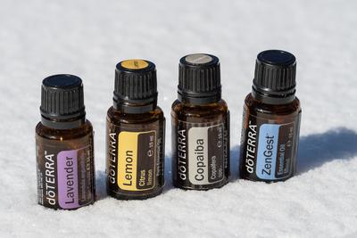 Pecs, Hungray - Jan 25 2021 - Illustrative editorial image of Doterra Essential Oils for everyday use-stock-foto