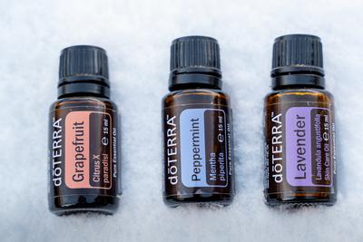 Pecs, Hungray - Jan 25 2021 - Illustrative editorial image of Doterra Essential Oils for everyday use-stock-foto