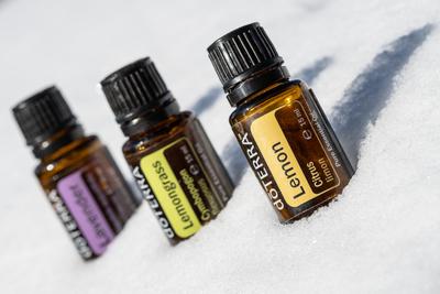 Pecs, Hungray - Jan 25 2021 - Illustrative editorial image of Doterra Essential Oils for everyday use-stock-foto
