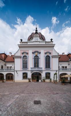 Grassalkovich Royal castle in Godollo, Hungary-stock-foto