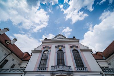 Grassalkovich Royal castle in Godollo, Hungary-stock-foto