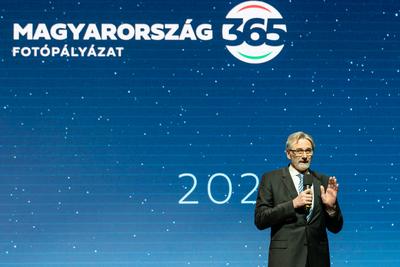 BUDAPEST - DECEMBER 1: Magyarorszag 365 photo contest award ceremony at Eiffel Muhelyhaz, Budapest on 1 December 2022 in Budapest, Hungary.-stock-photo