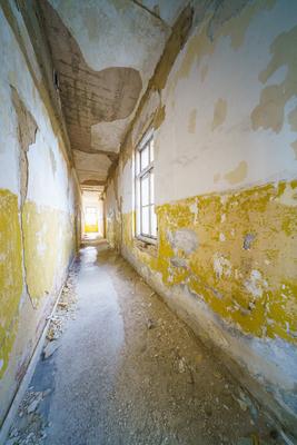 Abandoned army fort in Hajmasker, Hungary-stock-photo