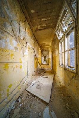 Abandoned army fort in Hajmasker, Hungary-stock-photo