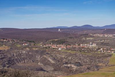 Recultivated mine neat to Pecsbanya in Hungary-stock-foto