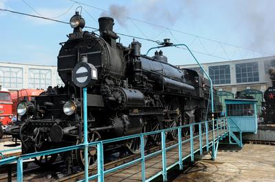 150 éves a MÁV,  Nemzetközi Jármûparádé a Vasúttörténeti Parkban,   2018. szeptember 8-án és 9-én többtonnás vasparipák mutatkoztak be és versenyeztek egymással a Vasúttörténeti Parkban-stock-foto