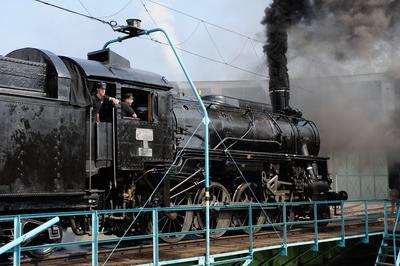 150 éves a MÁV,  Nemzetközi Jármûparádé a Vasúttörténeti Parkban,   2018. szeptember 8-án és 9-én többtonnás vasparipák mutatkoztak be és versenyeztek egymással a Vasúttörténeti Parkban-stock-foto