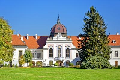 Királyi kastély Gödöllőn-stock-foto