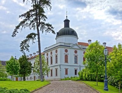Gödöllő királyi kastély lovarda-stock-foto