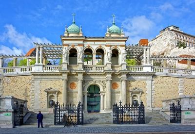 Várkert Bazár Budapesten-stock-foto