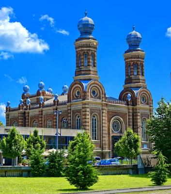 Zsinagóga Szombathelyen-stock-foto