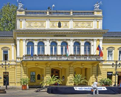 Nyíregyháza Városháza-stock-foto