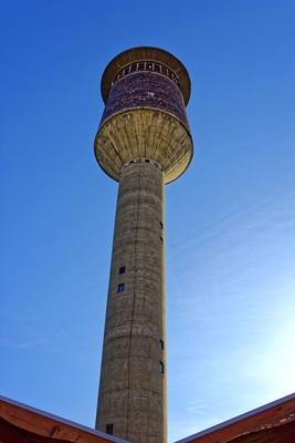Hajdúnánás, víztorony-stock-foto