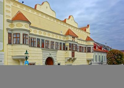 Kismarton, Eisenstadt városháza-stock-foto