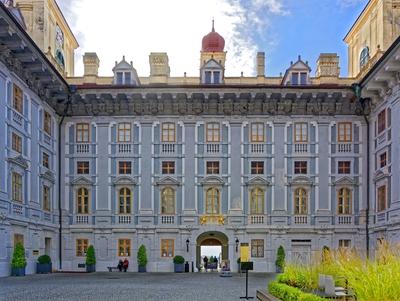 Eszterházy kastély, Kismarton-stock-foto