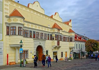 Kismarton (Eisenstadt), városháza-stock-foto