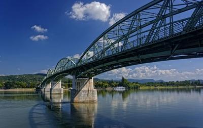 Mária Valéria híd, Esztergom-stock-foto