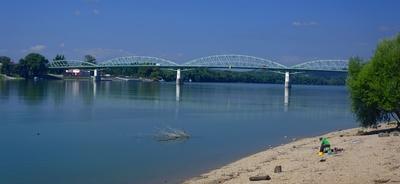 Mária Valéria híd, Esztergom-stock-foto