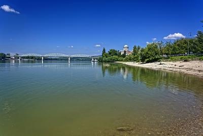 Mária Valéria híd, Esztergom-stock-foto