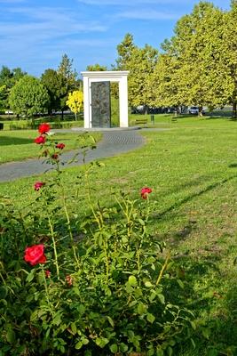 Martfű, Időkapu-stock-foto