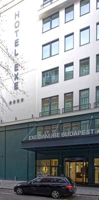 Hotel Exe Danube Budapest-stock-foto