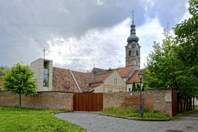 Szécsény, Ferences templom és rendház-stock-foto