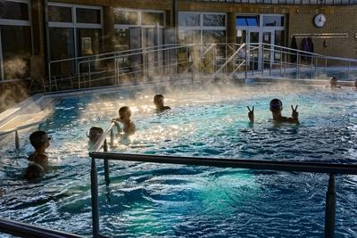 Termálfürdő-stock-foto