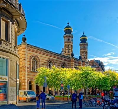 Dohány utcai zsinagóga, Budapest-stock-foto