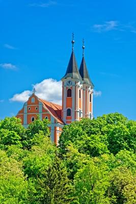 Máriagyűd, Bazilika-stock-foto