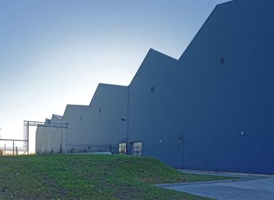 Grand Tokaj, óriási bor érlelőházak-stock-foto