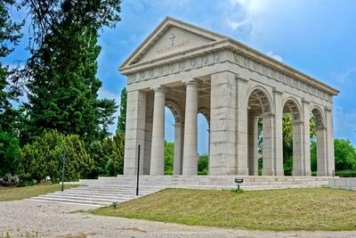 Keszthely, Festetics mauzóleum-stock-foto