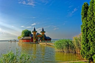 Keszthely, Szigetfürdő-stock-foto