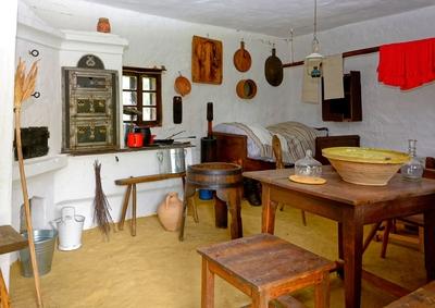 Őrségi Népi Műemlékegyüttes, Szalafő - Pityerszer-stock-foto