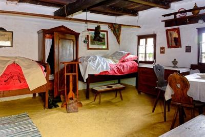 Őrségi Népi Műemlékegyüttes, Szalafő - Pityerszer-stock-foto